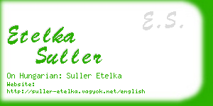 etelka suller business card